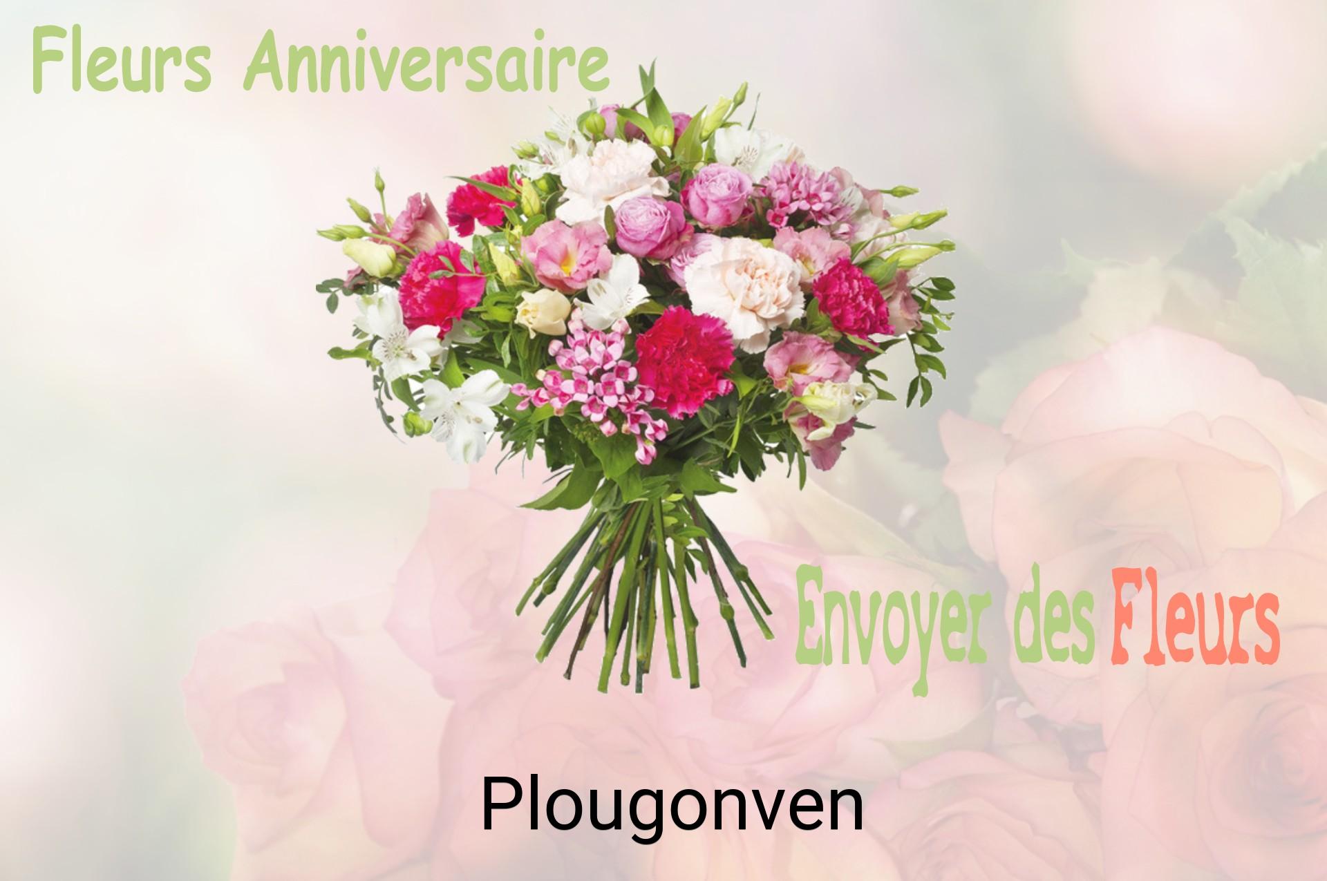 Bouquet de fleurs d’anniversaire livré à Plougonven